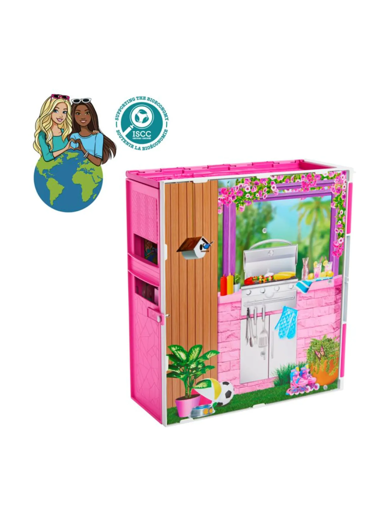 BARBIE taitettava talo^ Nuket & Nuken Tarvikkeet