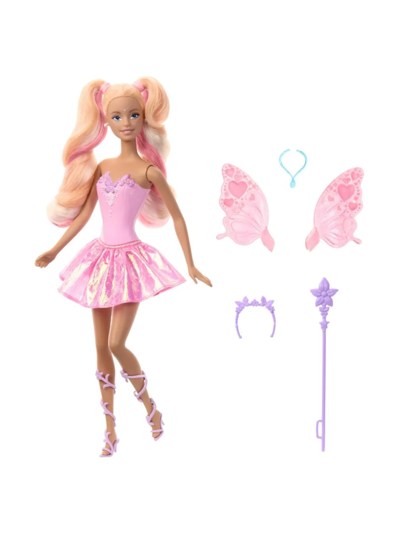 BARBIE väriä vaihtava keijunukke^ Nuket & Nuken Tarvikkeet