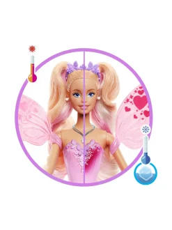 BARBIE väriä vaihtava keijunukke^ Nuket & Nuken Tarvikkeet