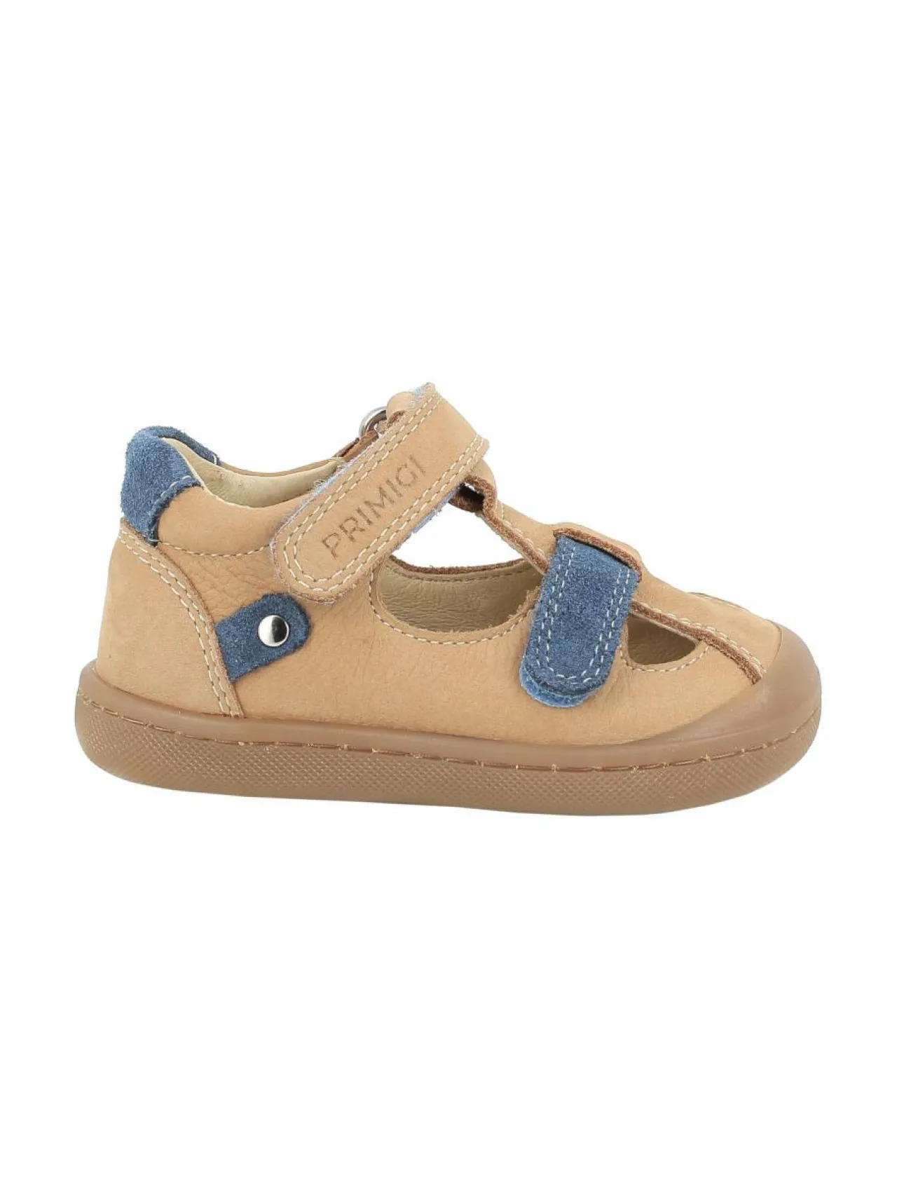 Sandaalit<Primigi Barefoot-nahkasandaalit COGNAC-BLUE