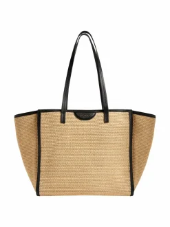 Shopperit<Ted Baker London Barni Faux Raffia Large -shopperi BLACK