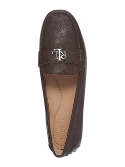 Kävelykengät & Loaferit<Lauren Ralph Lauren Barnsbury Driver -nahkakengät DARK HICKORY