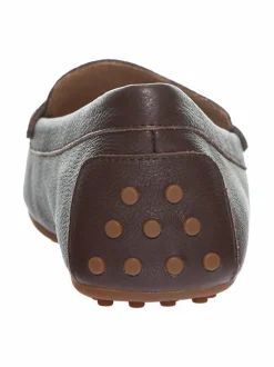 Kävelykengät & Loaferit<Lauren Ralph Lauren Barnsbury Driver -nahkakengät DARK HICKORY