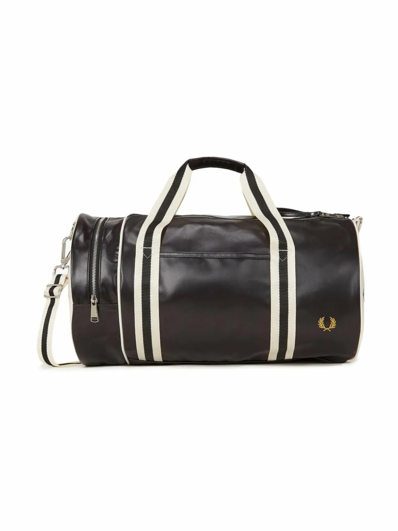 Laukut<Fred Perry Barrel-laukku D57 BLACK / ECRU