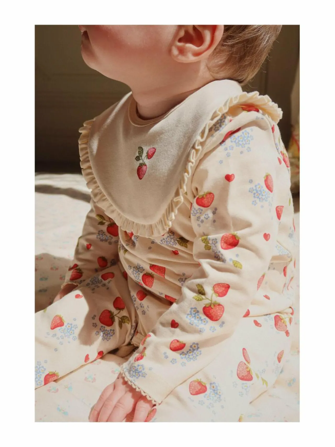 Muut Asusteet<Konges Sløjd Basic Frill Bib -ruokalaput 2 kpl P99082 MARMALADE MIX