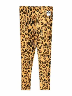 Collegehousut & Leggingsit<Mini Rodini Basic Leopard -leggingsit BEIGE