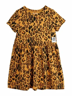 Mekot & Hameet<Mini Rodini Basic leopard -mekko BEIGE