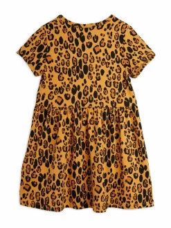 Mekot & Hameet<Mini Rodini Basic leopard -mekko BEIGE