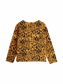 Mini Rodini Basic leopard -paita^ Pitkähihaiset Trikoopaidat