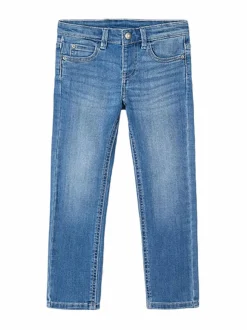 Housut<Mayoral Basic slim fit -farkut MEDIUM 84
