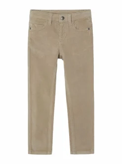 Housut<Mayoral Basic Slim Fit -vakosamettihousut WALNUT 46