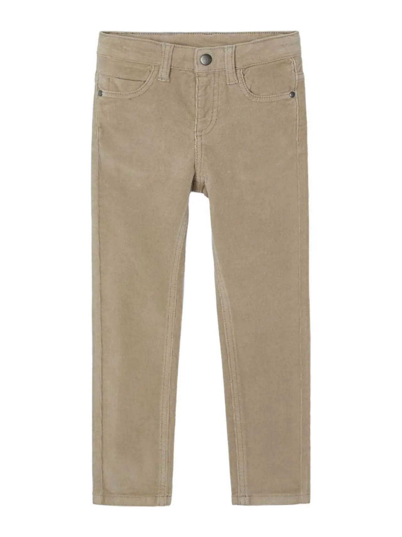 Housut<Mayoral Basic Slim Fit -vakosamettihousut WALNUT 46