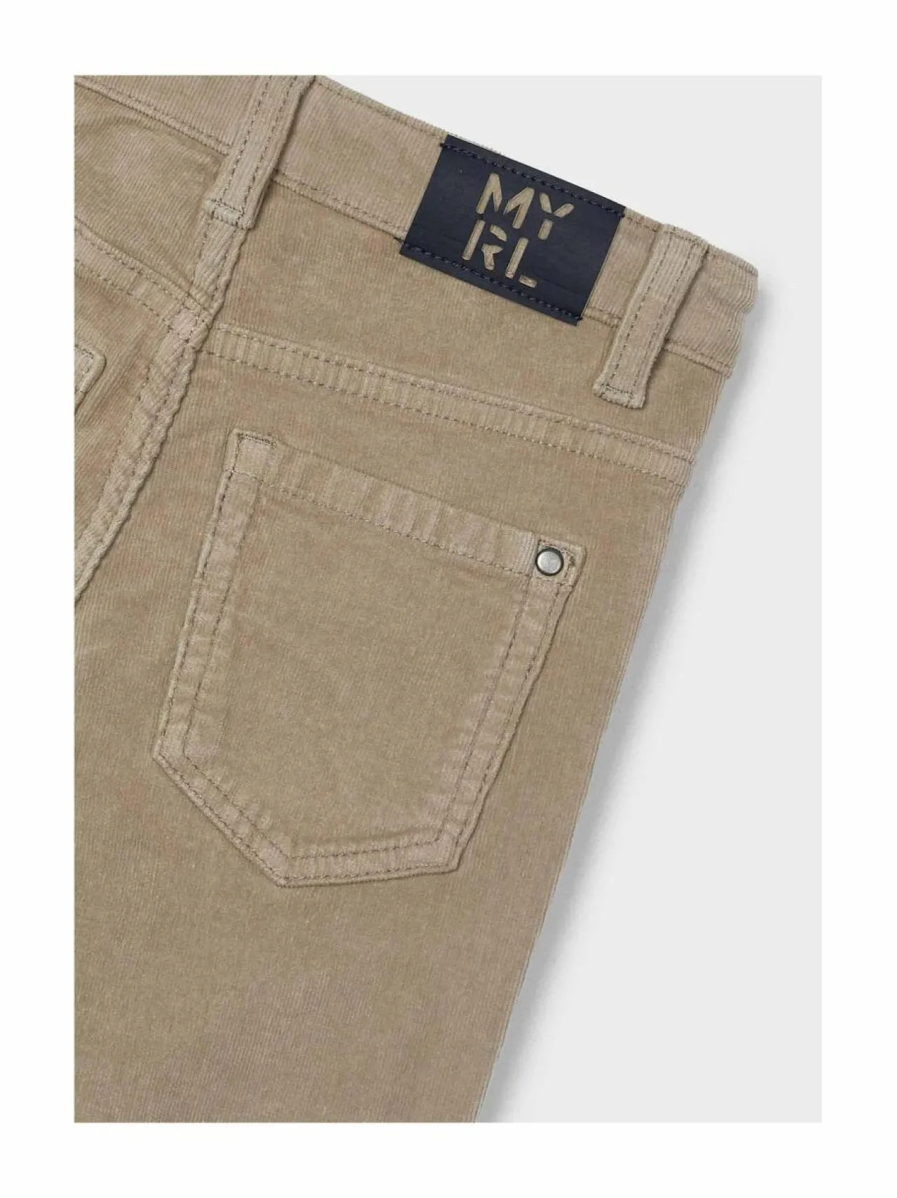 Housut<Mayoral Basic Slim Fit -vakosamettihousut WALNUT 46