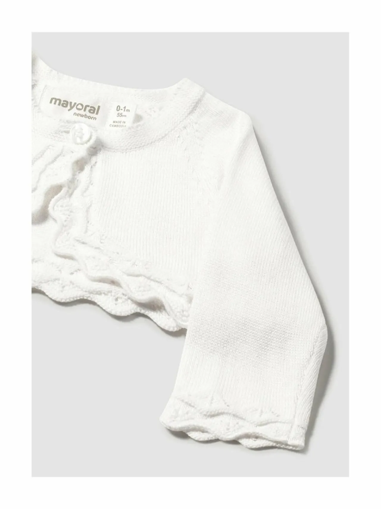 Neuleet|Neuleet<Mayoral Basic-neulebolero WHITE 78