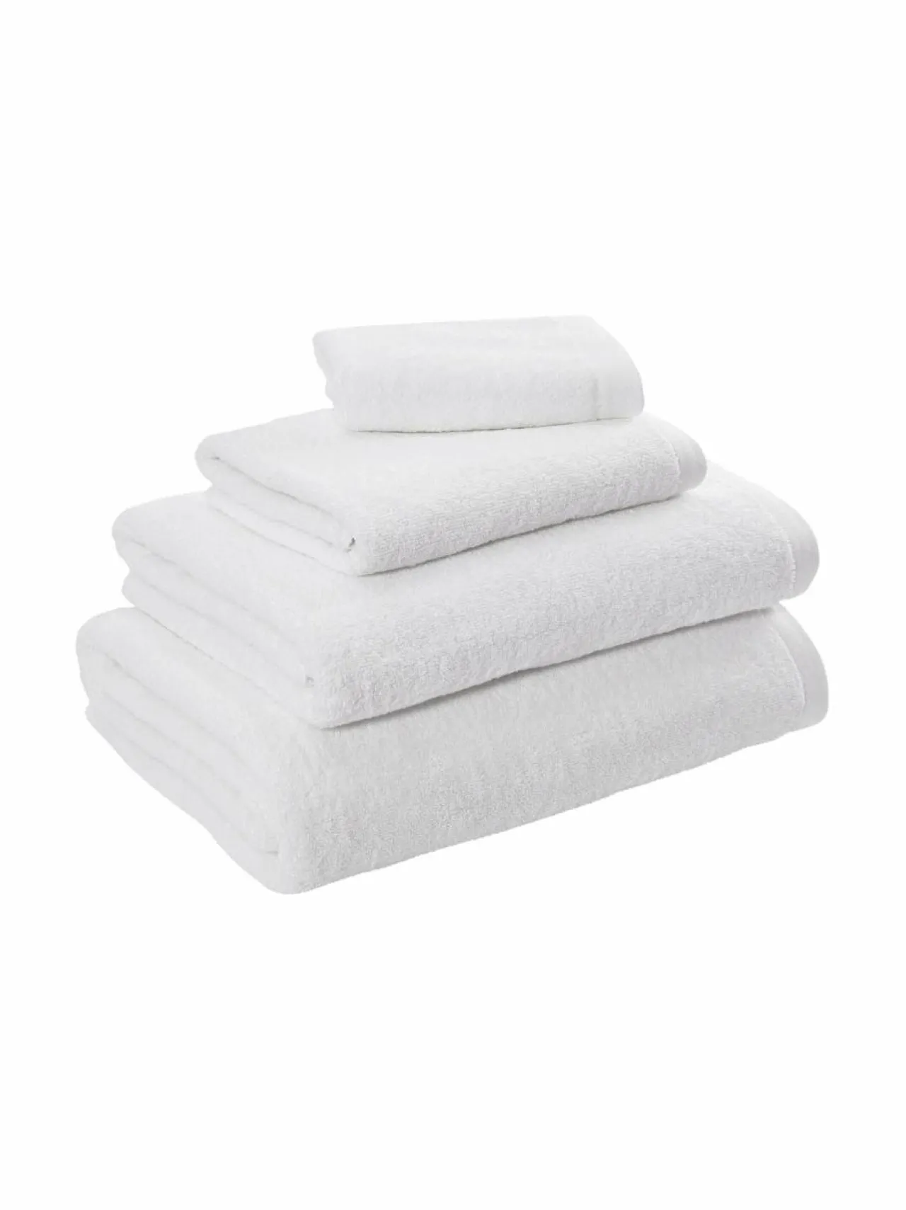 Kylpyhuonetekstiilit<Casa Stockmann Basic-pyyhe VALKOINEN