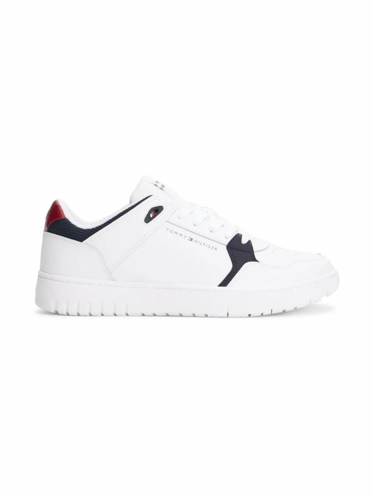 Urheilujalkineet|Tennarit & Sneakerit<Tommy Hilfiger Basket Core Light Leather Mix -sneakerit YBS WHITE