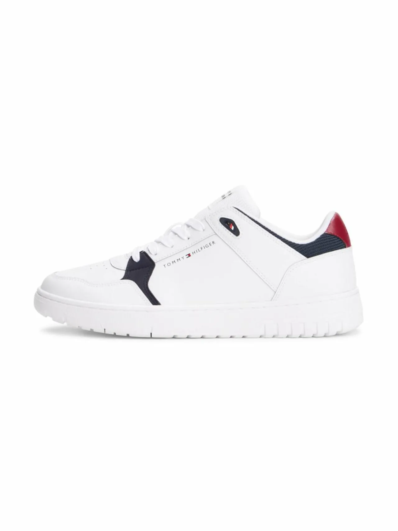 Urheilujalkineet|Tennarit & Sneakerit<Tommy Hilfiger Basket Core Light Leather Mix -sneakerit YBS WHITE