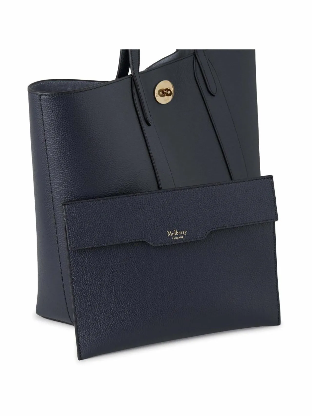 Käsilaukut<Mulberry Bayswater Tote Small -nahkalaukku U888 NIGHT SKY