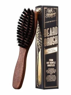 Hiustarvikkeet<Dick Johnson Beard Brush With Handle 1 -partaharja WOODEN