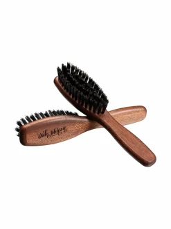 Hiustarvikkeet<Dick Johnson Beard Brush With Handle 1 -partaharja WOODEN