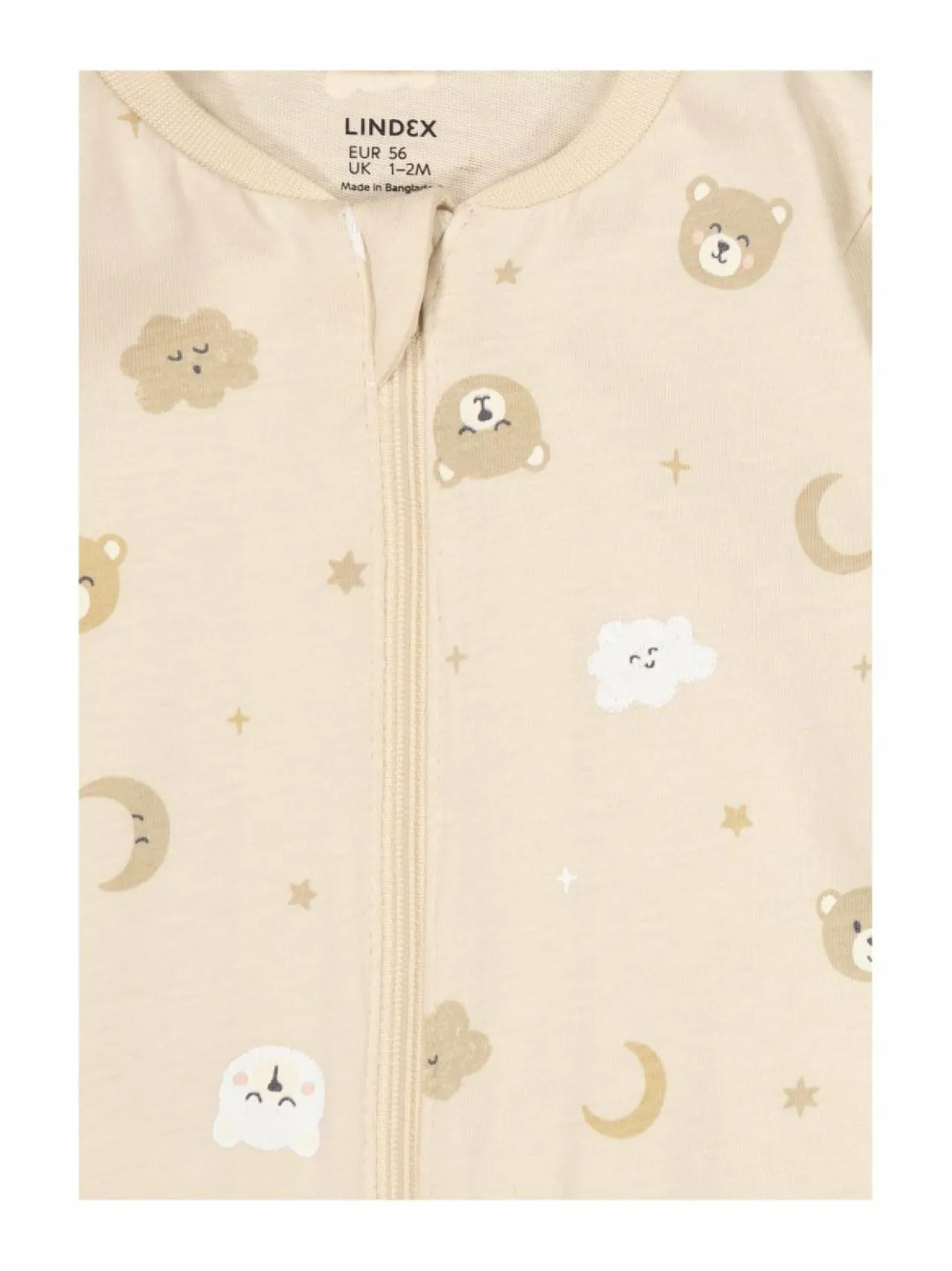 Yöasut & Kylpytakit<Lindex Bear-pyjama 7458 LIGHT BEIGE