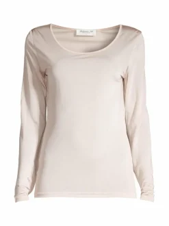 Yö- & Oloasut<Stockmann Silk Bea-silkkipaita NUDE PINK