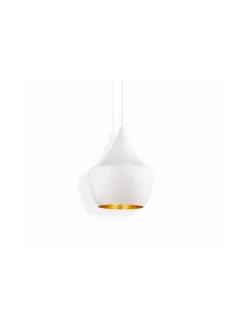 Kattovalaisimet<Tom Dixon Beat Fat Led -riippuvalaisin VALKOINEN