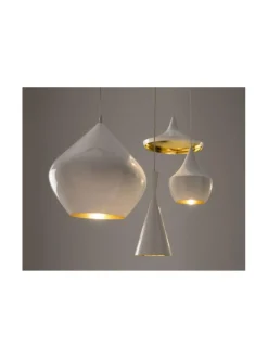Kattovalaisimet<Tom Dixon Beat Fat Led -riippuvalaisin VALKOINEN