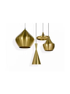 Kattovalaisimet<Tom Dixon Beat Fat Led -riippuvalaisin MESSINKI