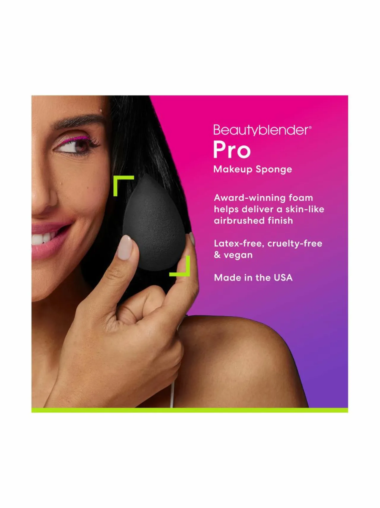 Meikkaustarvikkeet<Beautyblender Pro -meikkisieni MUSTA