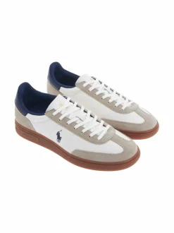 Urheilujalkineet<Polo Ralph Lauren Bedford-nahkasneakerit MILKSHAKE/NAVY