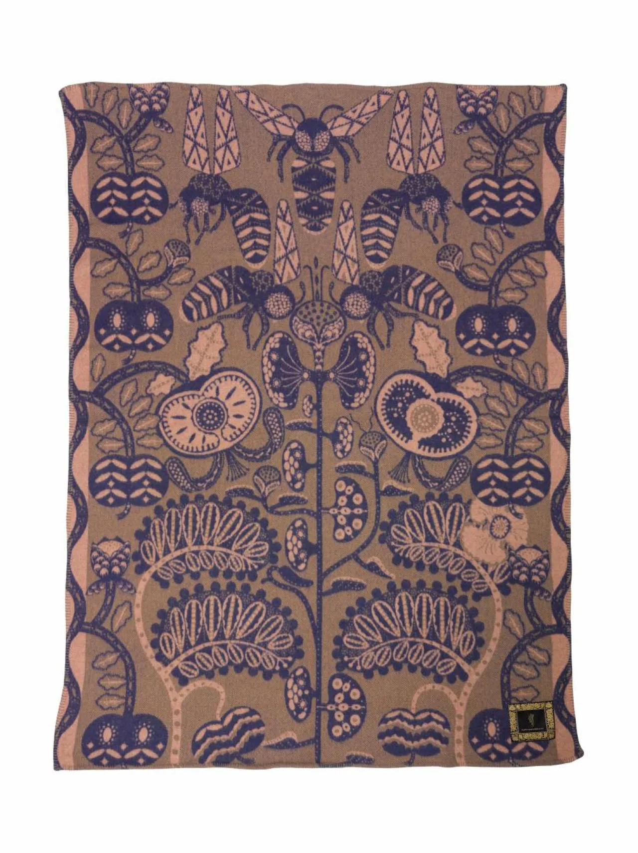 Huovat & Päiväpeitot<Klaus Haapaniemi & Co Bees-torkkupeitto PEACH