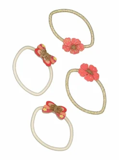 Korut & Hiuskoristeet<Rockahula Bella Butterfly Ponies -hiuslenkit 4 kpl MULTI