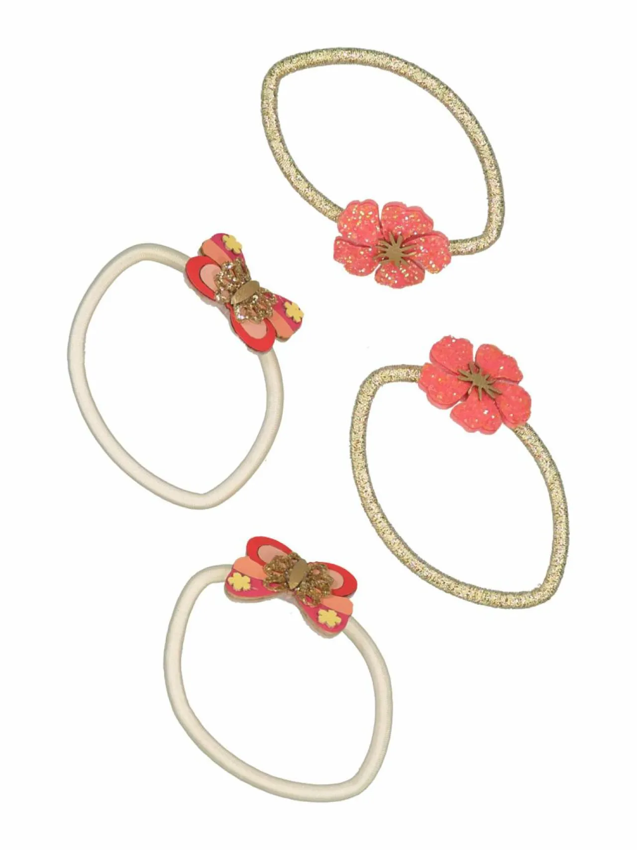 Korut & Hiuskoristeet<Rockahula Bella Butterfly Ponies -hiuslenkit 4 kpl MULTI