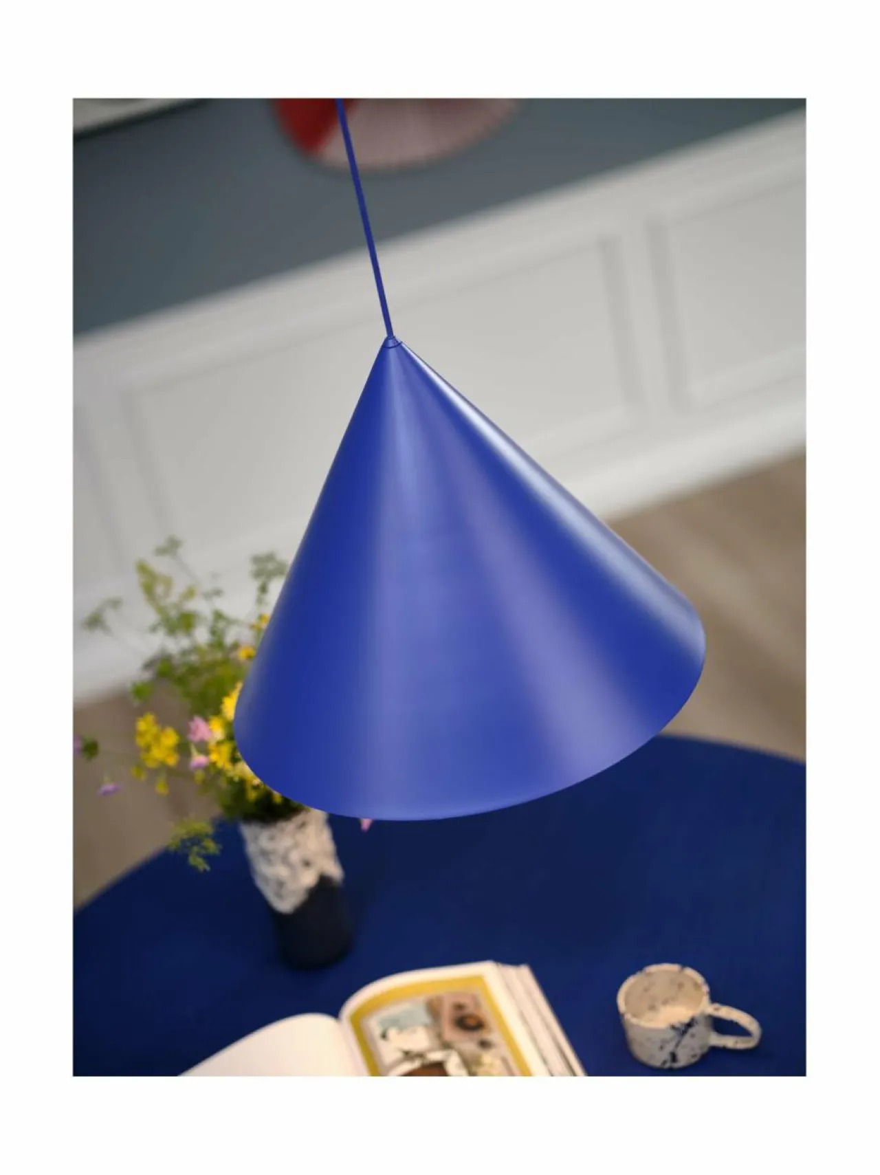 Kattovalaisimet<Frandsen Benjamin-riippuvalaisin XL Ø 46 cm ATOMIC BLUE
