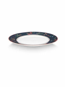 Lautaset & Kulhot<PIP Studio Berry s -posliinilautanen 21 cm BLUE