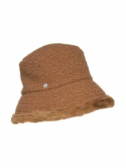 Hatut & Pipot<KN Kati Niemi Bettiina- hattu tekoturkisreunalla 12 BEIGE