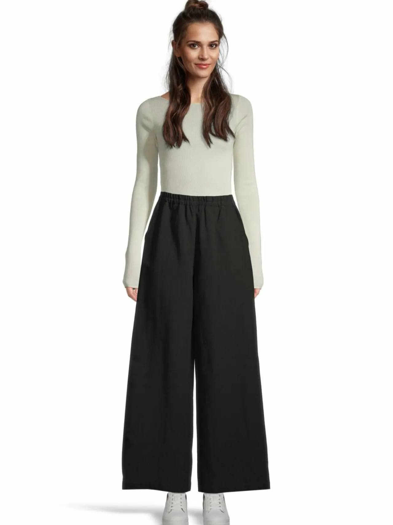 Housut<R-Collection Bettina-housut BLACK