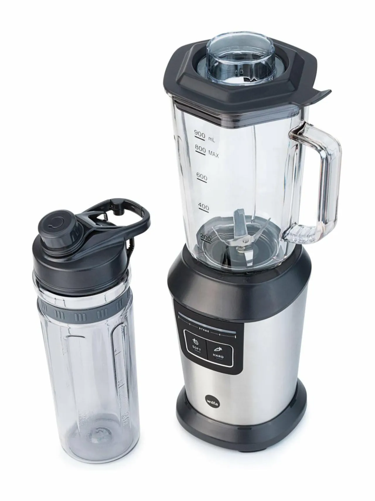Vatkaimet & Sekoittimet<Wilfa B2GS-T800 Activlife -tehosekoitin STEEL