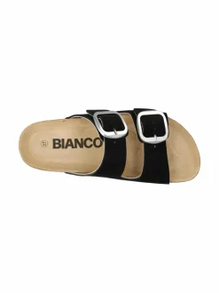 Sandaalit<BIANCO Biamiami-mokkanahkasandaalit BLACK BLACK