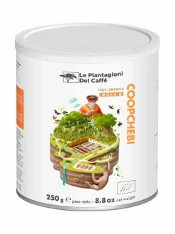 Le Piantagioni Del Caffe BIio 100 % Arabica-kahvi, jauhettu, 250 g^ Kahvit & Teet