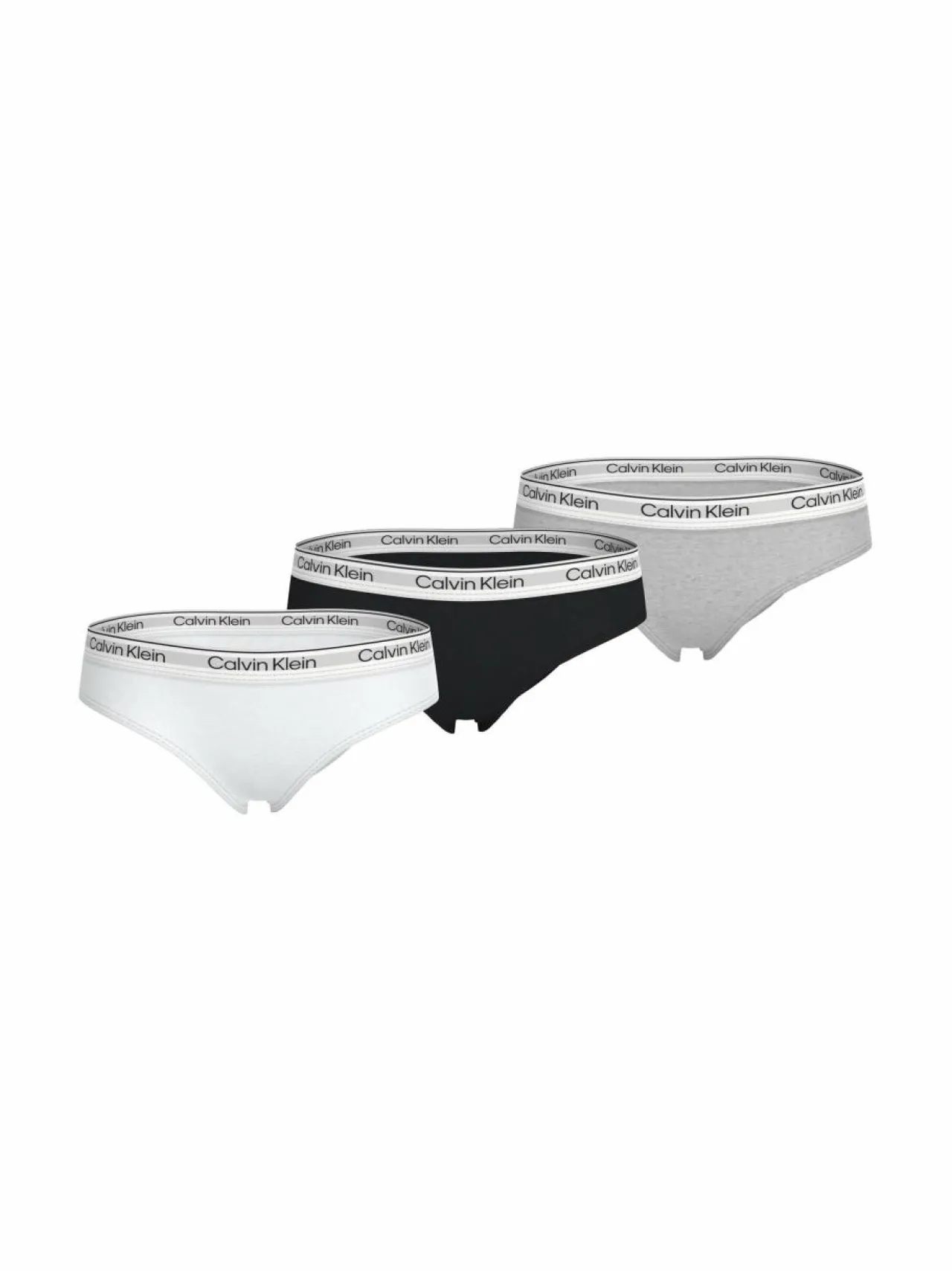 Alusvaatteet<Calvin Klein Kids Bikini -alushousut, 3-pack 0WT PVHWHITE/PVHBLACK/GREY HEATHER