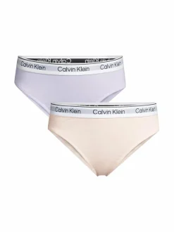Alusvaatteet<Calvin Klein Kids Bikini-alushousut 2 pack 0VN SILVERPEONY/PURPLEHEATHER