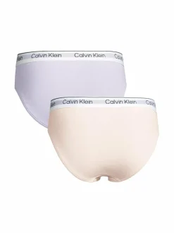 Alusvaatteet<Calvin Klein Kids Bikini-alushousut 2 pack 0VN SILVERPEONY/PURPLEHEATHER