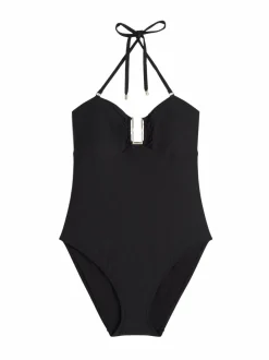 Uima-Asut<Ted Baker London Binkiee Textured U-Bar -uimapuku BLACK