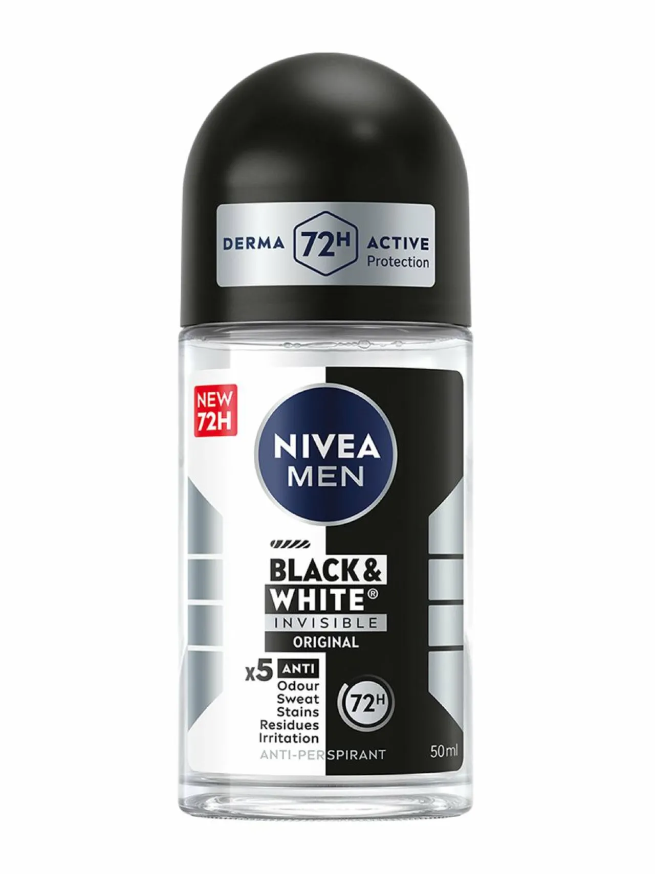NIVEA MEN Black & White Original Deo Roll-on -antiperspirantti, 50ml^ Deodorantit