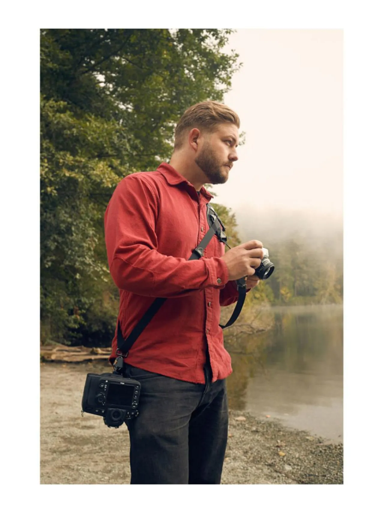 Blackrapid Hybrid Breathe kamerahihna kahdelle kameralle^ Kamerat