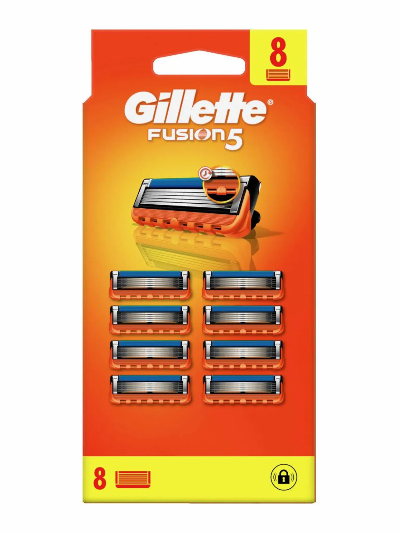 Kasvojenhoito<Gillette Blades Fusion -partaterä, 8 kpl