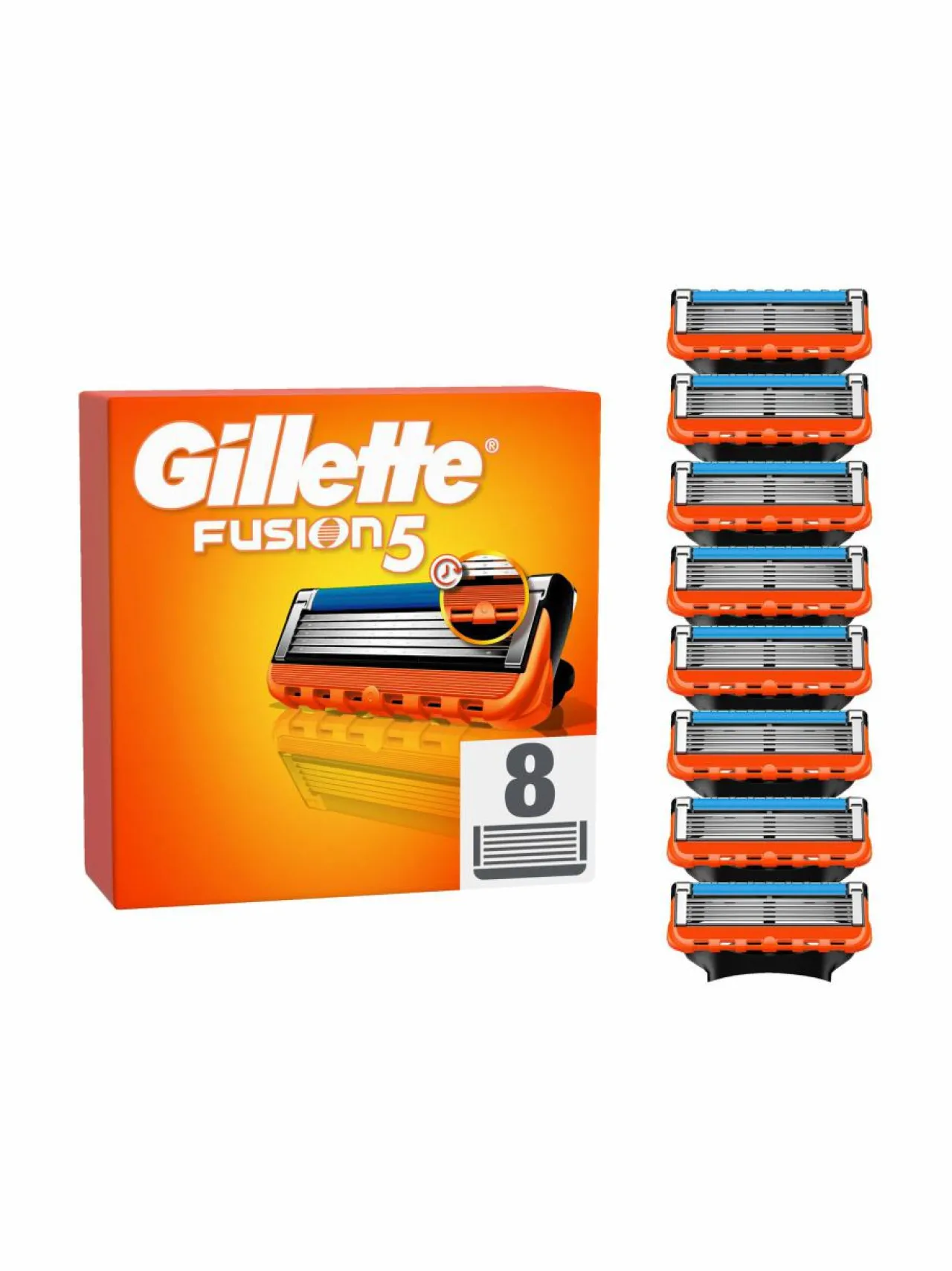 Kasvojenhoito<Gillette Blades Fusion -partaterä, 8 kpl