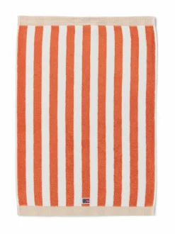 Kylpyhuonetekstiilit<Lexington Block Striped -pyyhe PEACH MELON/WHITE/MOONBEAM